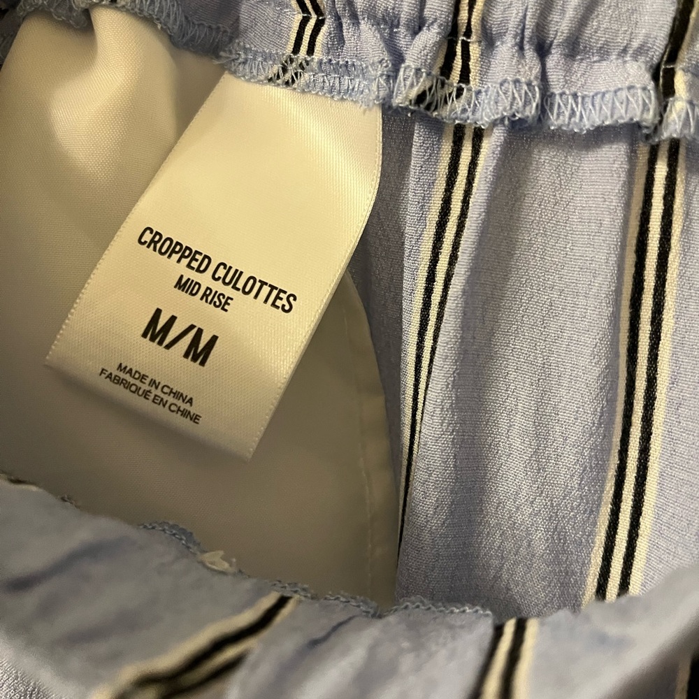 Express Cropped Mid Rise Culottes Pants - Picture 4 of 4